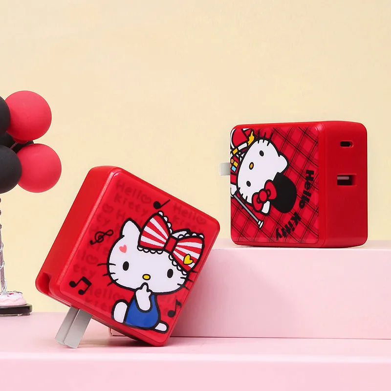 UKA Hello Kitty Energy Cube 30W PD Type-C   USB Dual Output Fast Charger