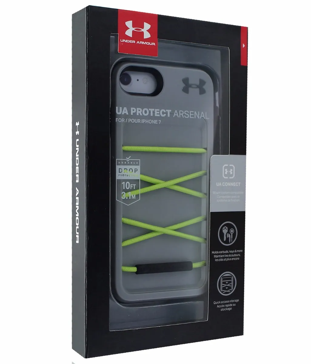 Under Armour Arsenal Series Wallet/Storage Case for iPhone 7 - Gray / Green