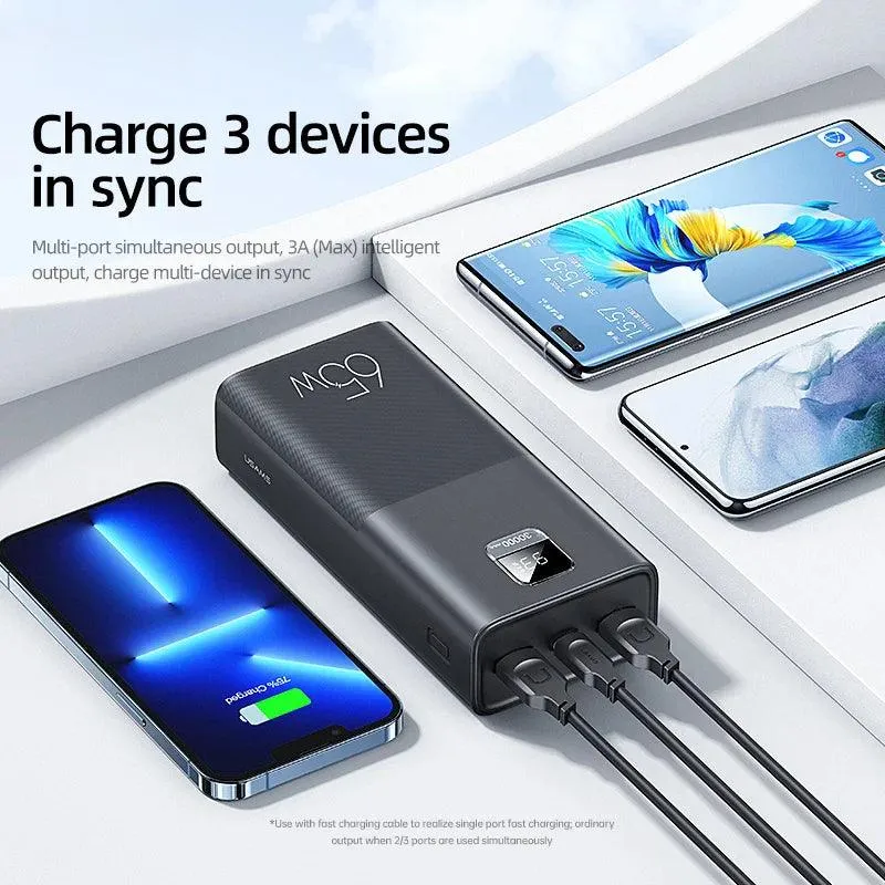 USAMS 30000mAh Fast Charge Power Bank: Your Perfect Travel Companion