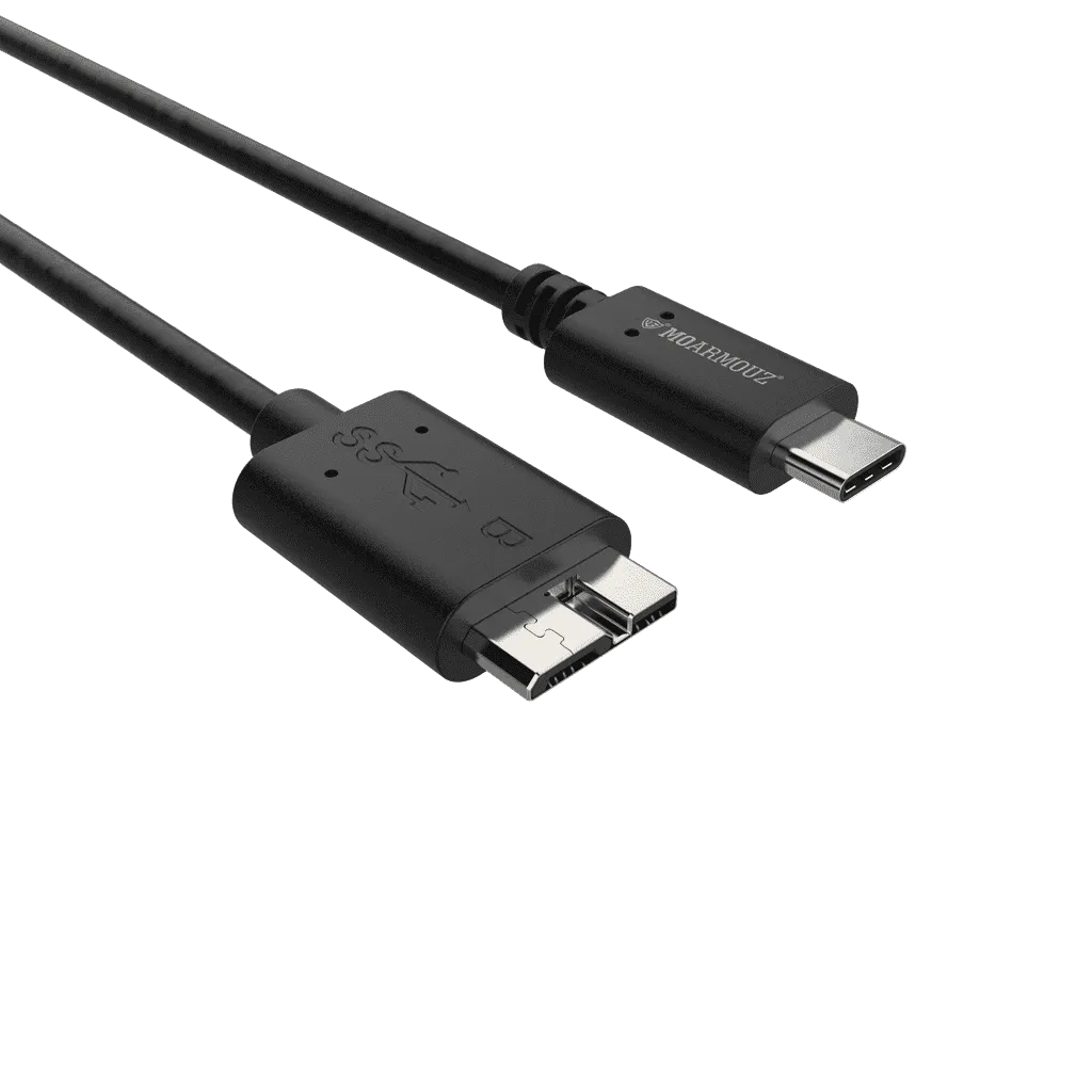 USB 3.1 Type-C to Micro-B (Hard Drive) Cable