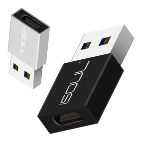 USB C Female to USB A Male Adapter Plug Power Converter