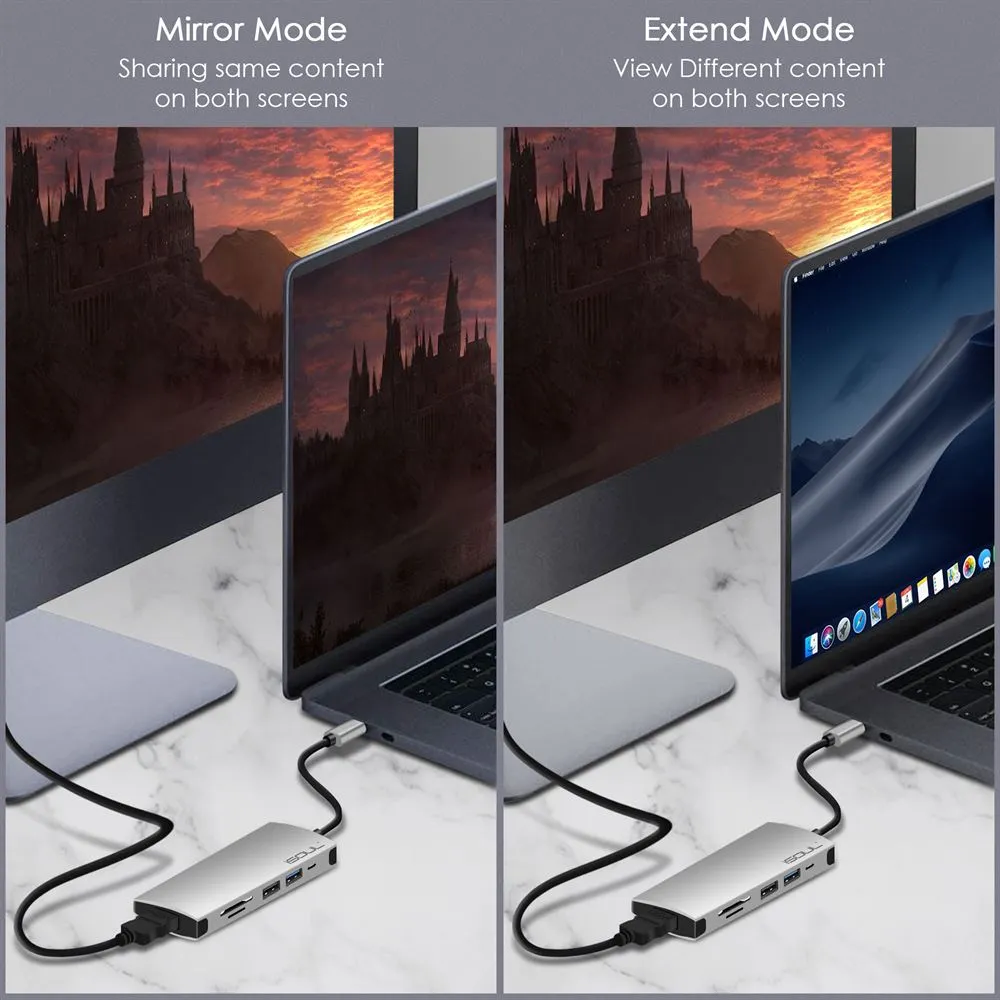 USB C Hub Multiport HDMI, Micro SD/TF, USB-A, PD Power Delivery