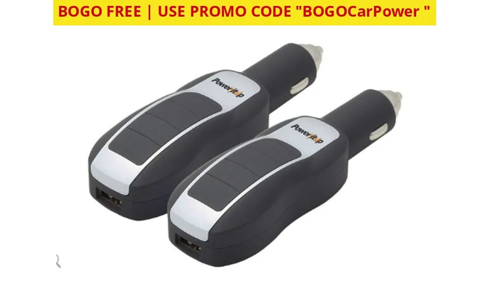 USB Car Charger with 3,000mAh Power Banks