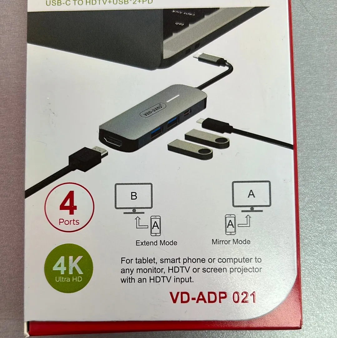 VEN-DENS 4in1 HUB Multifunctuon Adapter