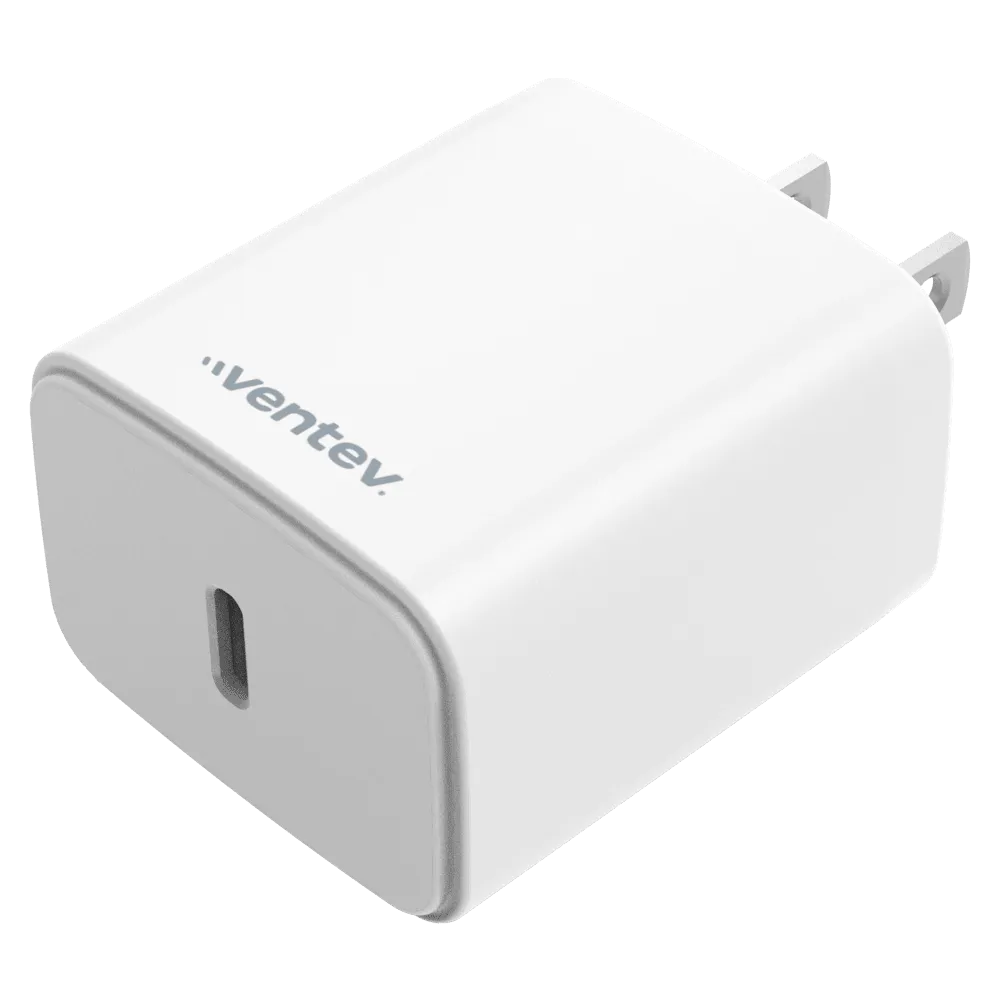 Ventev 20W ULTRAFAST USB C Universal Wall Charger White by Ventev