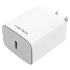 Ventev 20W ULTRAFAST USB C Universal Wall Charger White by Ventev