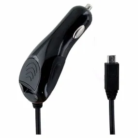 Ventev Dual Output Vehicle / Car Micro USB Power Adapter with USB Port - Black