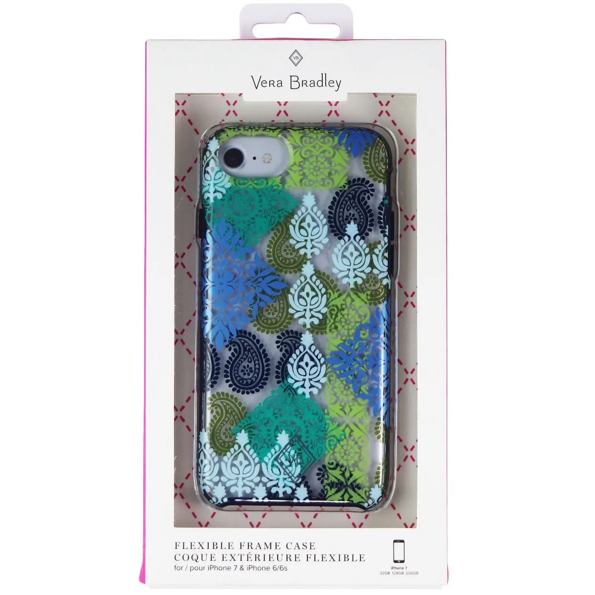 Vera Bradley Flexible Frame Case for iPhone SE (2nd Gen) 8/7/6s - CarribSea