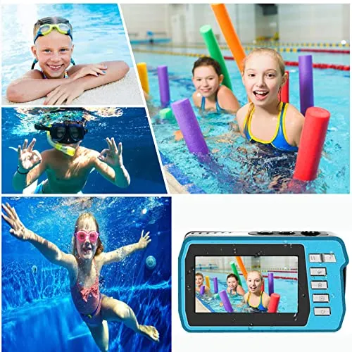 Waterproof Camera Underwater Cameras 4K30FPS 56MP Full HD