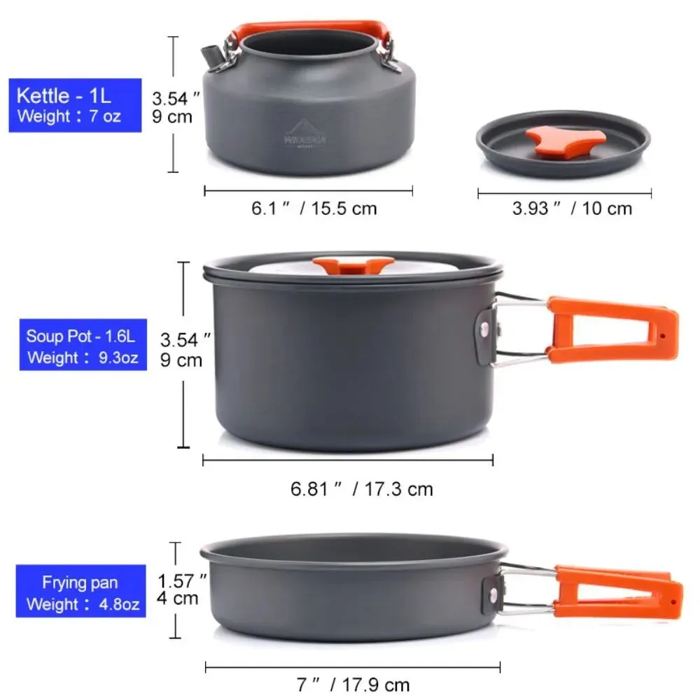 Widesea Camping Cookware Set