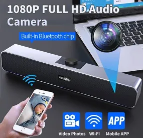 WIFI PORTABLE SPEAKER CAMERA W/32GB