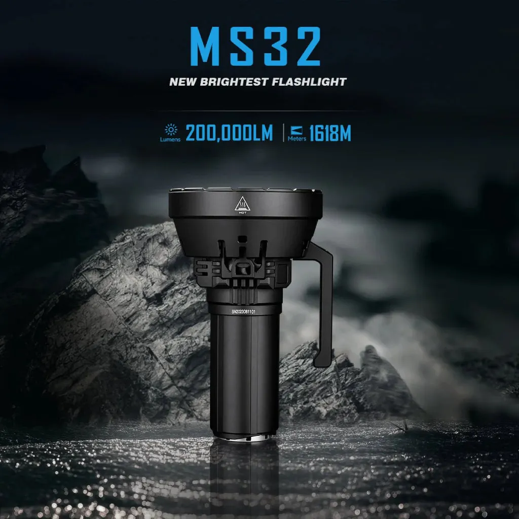 WORLDS BRIGHTEST Flashlight | Imalent MS32 | 200,000 Lumens