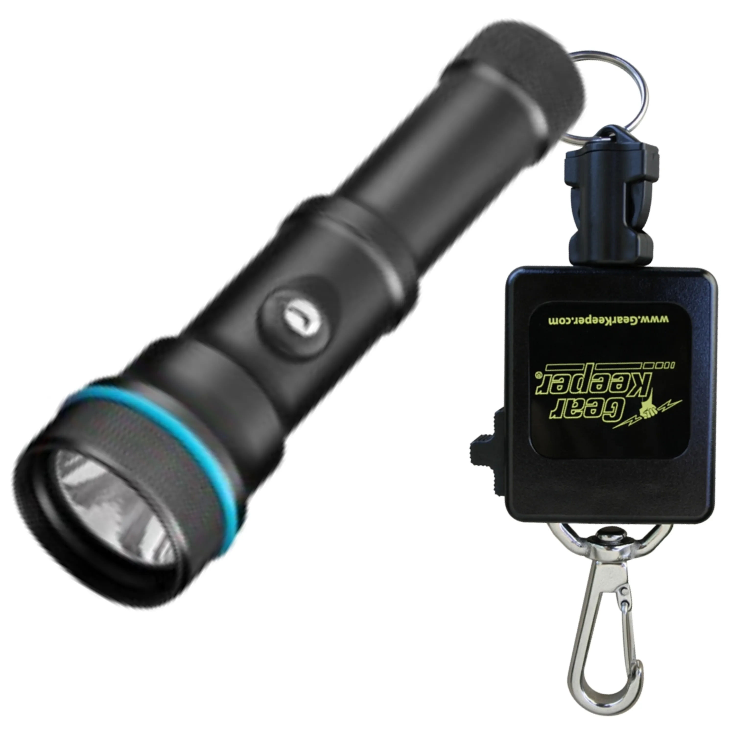 X-ADVENTURER M1800 DIVE TORCH   RETRACTOR COMBO - BLACK