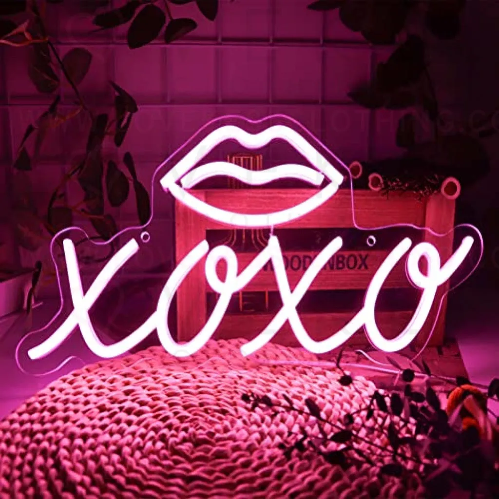 XOXO Neon Sign for Wall Decor