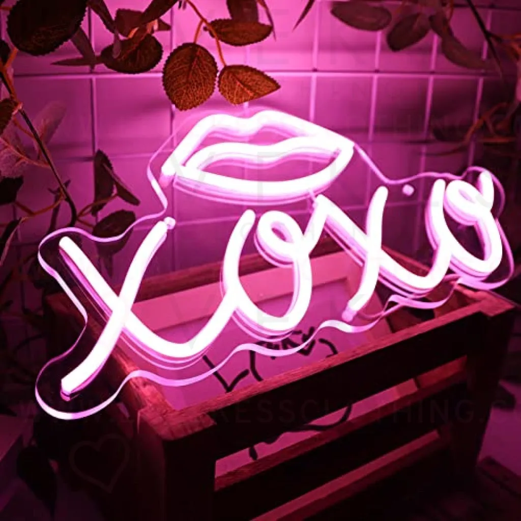 XOXO Neon Sign for Wall Decor