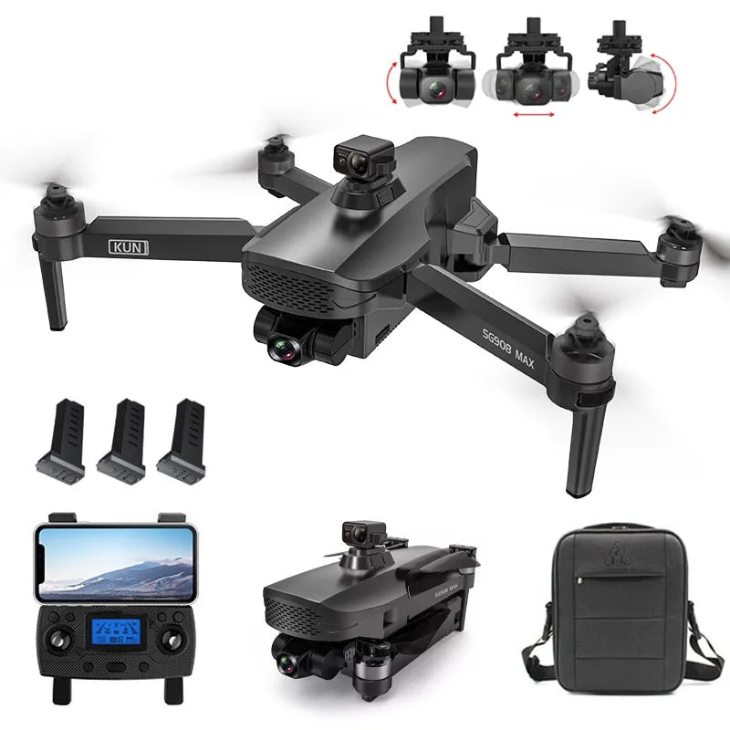 ZLL SG908 MAX 4K Drone 3-Axis Gimbal Camera 3KM FPV Brushless GPS 5G WIFI Professional Quadcopter